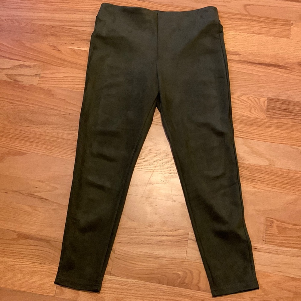 ULTRA SUEDE (or Vegan Suede) pull on slacks